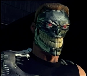 Pyscho's permanent evil grin