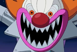 The Clown laughing wickedly