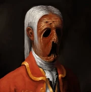 Alexander's portrait, albeit nightmarishly distorted. Only seen when sanity is low.