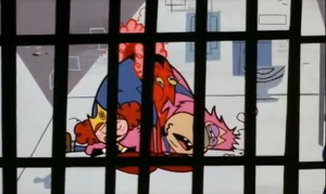 HIM's defeat in Meat The Beat-Alls (along side with Princess Morbucks and Fuzzy Lumpkins)