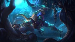 Hagatha is driven out of the Witchwood by the Gilneans.