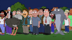 General Richter's cameo in the Family Guy episode, "No Giggity, No Doubt".