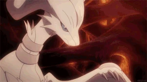 Reshiram roaring.