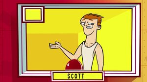 Scott appears in Skatoony in the episode Amusement Park.