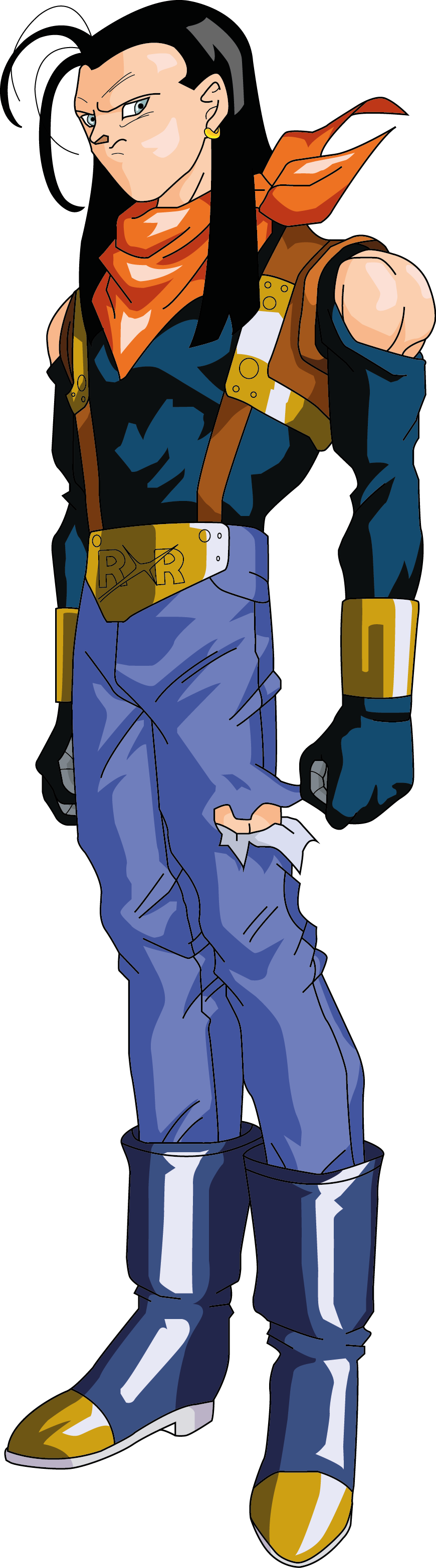 Dragon Ball Z the Antagonist Super Android 17 by joshdancato on