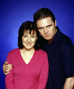 Trevor Morgan with his wife Little Mo.