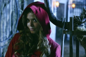 Alison as Red Coat.