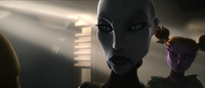 Boba asks for her name, but Ventress states she doesn't have one.