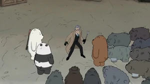 Trout is being surrounded by angry bears.