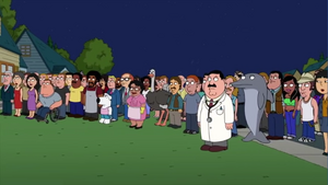 Lester's cameo in the Family Guy episode, "No Giggity, No Doubt".