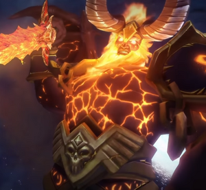 Sargeras in Antorus's Final Cinematic in Legion.