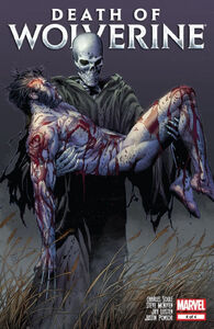 Death on the cover of Death of Wolverine #4