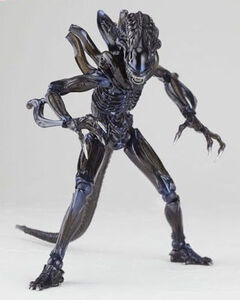 A Xenomorph Warrior action figure.