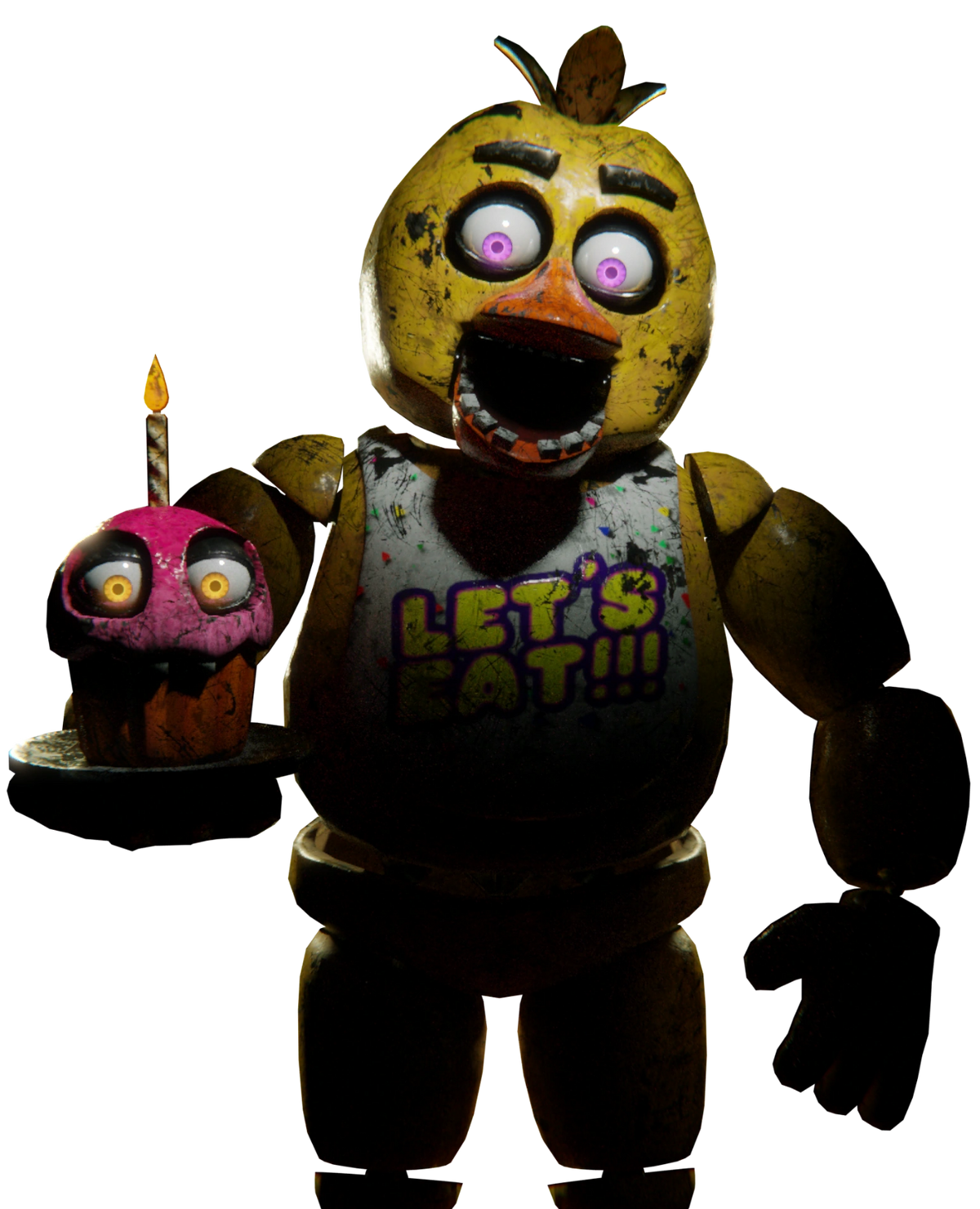 Withered Chica all voice lines remake 