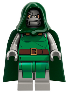 A Lego Figure of Dr. Doom.