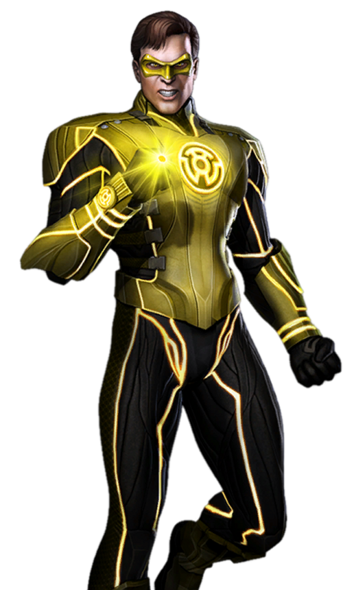 Superman Yellow Lantern Injustice 