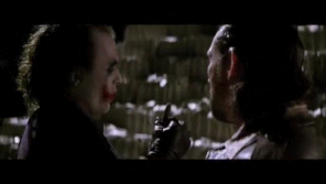 Joker burns money