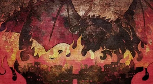 A rampaging Shadroth.