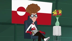 Bannister watching his robots fight against the agents.