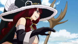 Irene reveals leaving Erza back when she was a child.