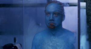 Marty Wolf's Breakdown upon seeing his skin dyed blue.