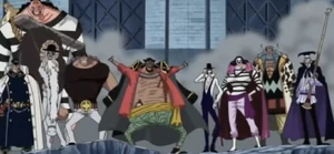 Augur standing proud with his crew.