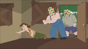 Delbert getting attacked and mutilated by the argyle meth business higher-ups.