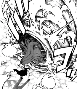 Flare using her own hair even as a means of defense to protect herself from attacks.