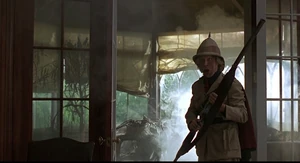 "You miserable coward! Come back and face me like a man!"