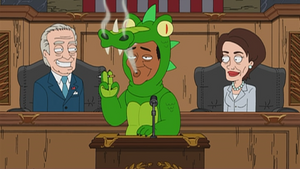 Smoking Obama Dragon