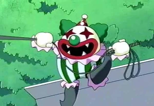 Whippy attacking Phan Phan with his whip.