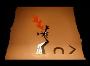 Dragon imprisoned in his mountain.