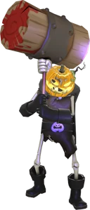 The Horsemann wielding a Necro Smasher on Carnival of Carnage