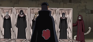 Kabuto reanimates the Akatsuki