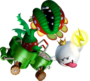 Petey Piranha and King Boo - Mario Kart Double Dash