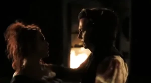 Sweeney Todd and Mrs. Lovett's final dance together.
