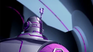 Kraang Prime activating his head laser cannon.