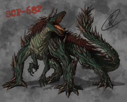 View topic - .: SCP-682 : Concept Art :. - Chicken Smoothie