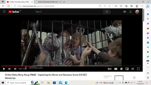 "I've lost my crown!" "Never mind my darling!" The Baroness comforts her upset husband.