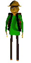 Baldi's thumbs-up, after good fuel is thrown into the campfire.