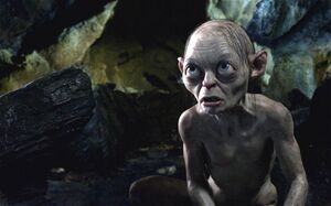 Gollum in The Hobbit: An Unexpected Journey.