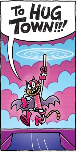 Grampa as a superhero