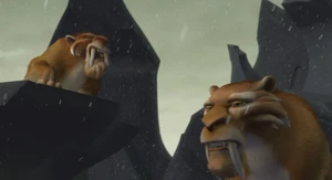 "No! I said wait for the mammoth!"