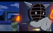 Jeremy sliced ​​a wound at Kotemon with his sword