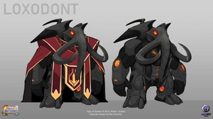 Concept art of Loxodont's future robotic appearance.