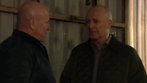 Phil Mitchell discussing his partnership with criminal leader Danny Hardcastle.