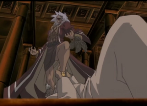 Ancient Yami Bakura Villainously Laughing