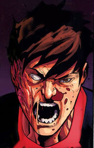 Reed becoming more deranged due to the atrocities by Magneto after his death.