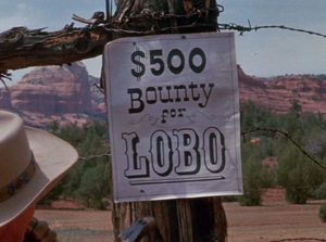 The Cattlemen placing a bounty on Lobo.