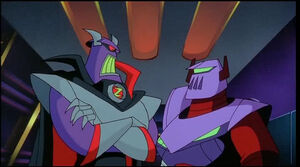 Warp (as Agent Z) with Zurg.